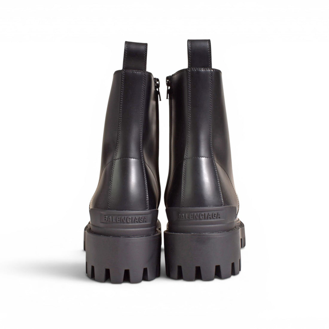 [BALENCIAGA]STRIKE ZIP BOOTIE MATT CALF/BLACK(844967WA960)