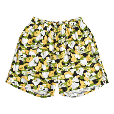 [EMOTIONALLY UNAVAILABLE]× A BATHING APE EU APE ALOHA SHORTS/GREEN(EU-MK8-0000-C05)