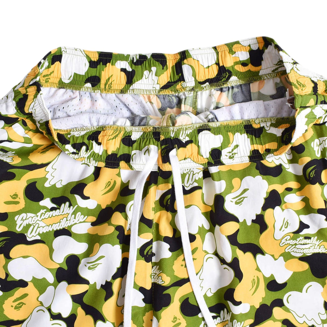 [EMOTIONALLY UNAVAILABLE]× A BATHING APE EU APE ALOHA SHORTS/GREEN(EU-MK8-0000-C05)