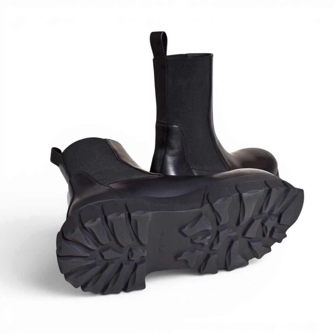 [Rick Owens]Tractor Boots/BLACK/BLACK(RU01F2881LOO)