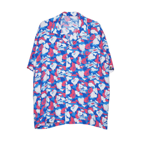 [EMOTIONALLY UNAVAILABLE]× A BATHING APE EU APE ALOHA SHIRT/BLUE(EU-MK8-0000-C02)