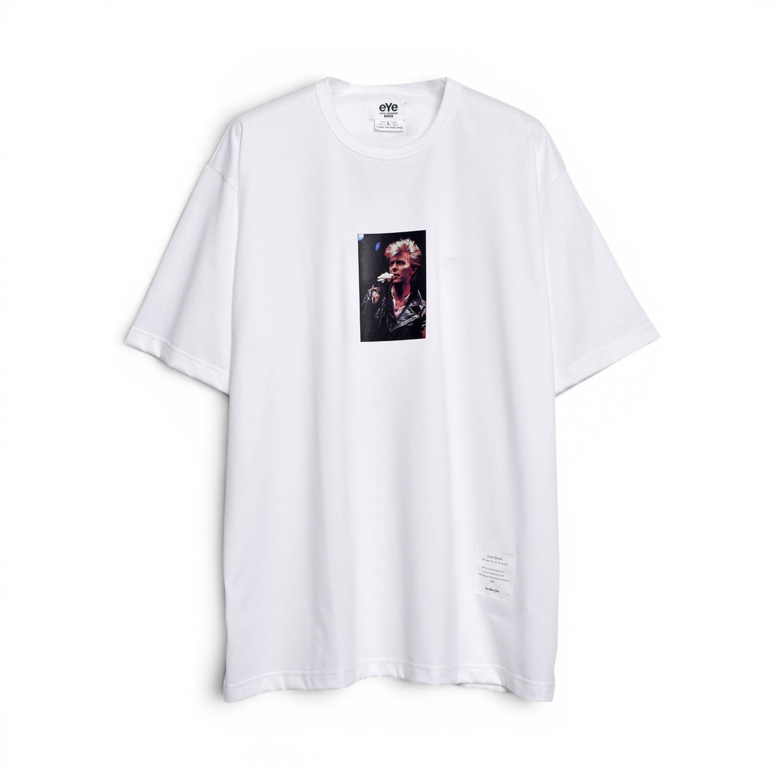 [eye JUNYA WATANABE MAN]BerBerJin W-NAME David Bowie PRINT TEE/WHITE(WQ-T909-100)