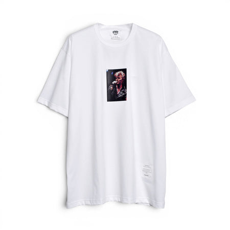 [eye JUNYA WATANABE MAN]BerBerJin W-NAME David Bowie PRINT TEE/WHITE(WQ-T909-100)