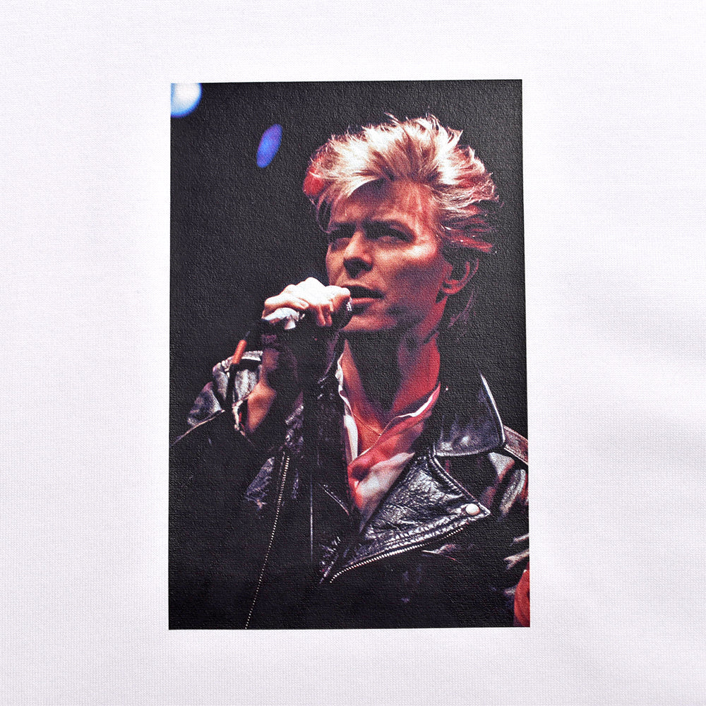 [eye JUNYA WATANABE MAN]BerBerJin W-NAME David Bowie PRINT TEE/WHITE(WQ-T909-100)