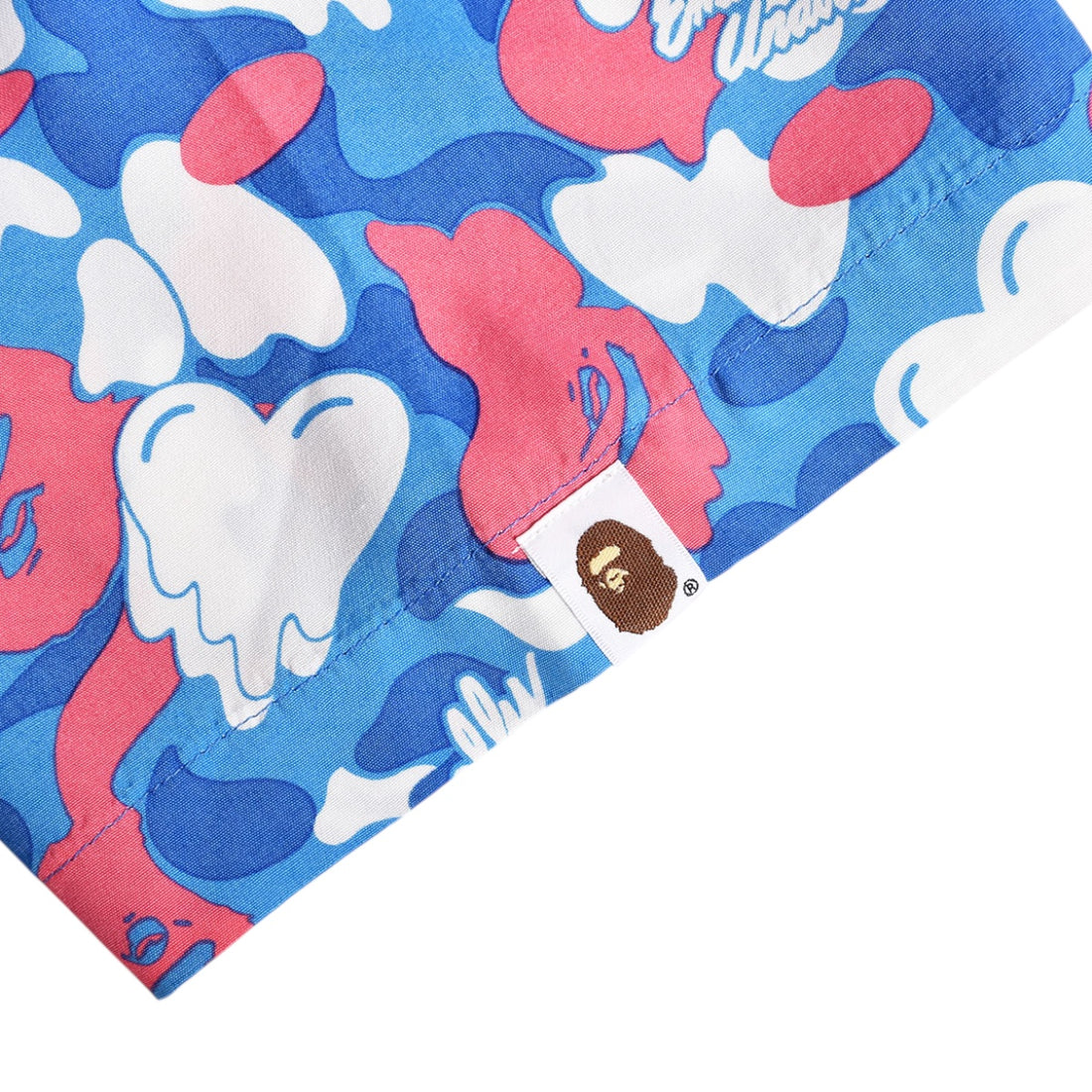[EMOTIONALLY UNAVAILABLE]× A BATHING APE EU APE ALOHA SHIRT/BLUE(EU-MK8-0000-C02)