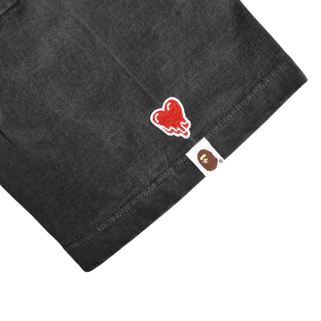 [EMOTIONALLY UNAVAILABLE]× A BATHING APE EU APE SS TEE/BLACK(EU-MK8-0000-C08)