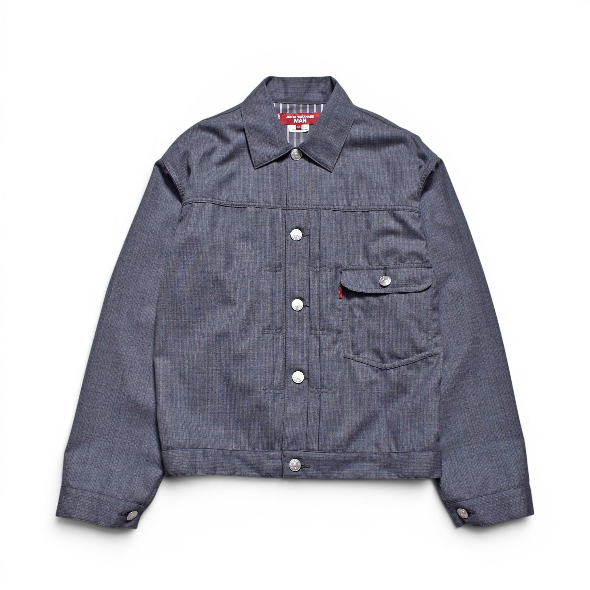 【超希少】LEVI'S ✕ JUNYA WATANABE 2005AW サイズL JUNYA WATANABE MAN]Levi's W-NAME JACKET/BLUE(WQ-J212-051) – R&Co.