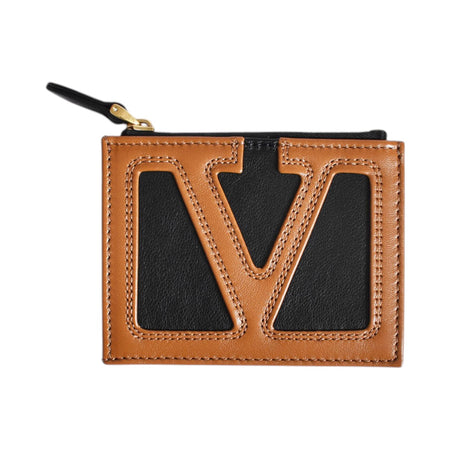 [VALENTINO]WALLET/BLACK/BROWN(8Y2P0AW2PTJ)
