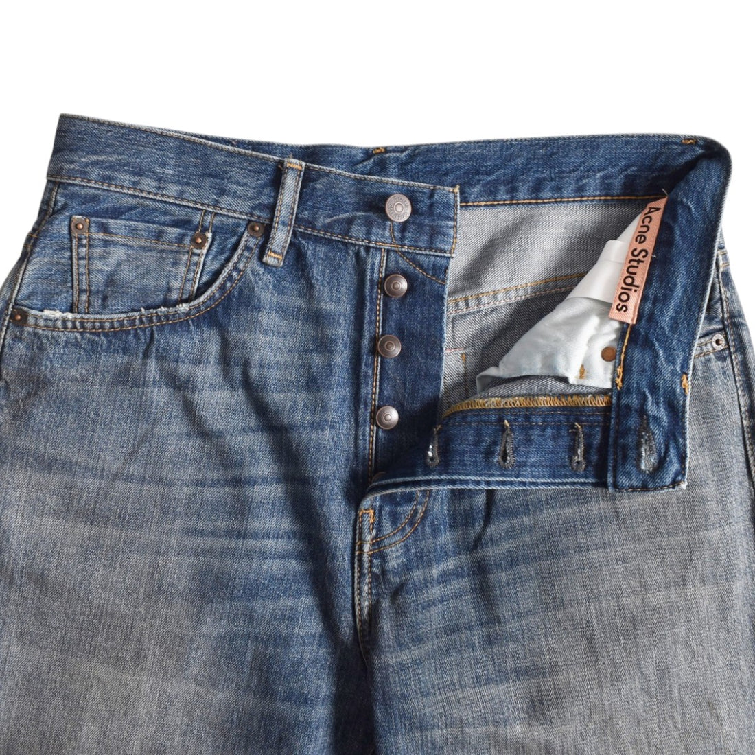[ACNE STUDIOS]DINIM PANTS(2021M Mid Blue Bingo)