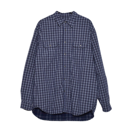 [Maison Margiela]CAMICIE A MANICHE LU/NAVY(S50DT0070-M35779)