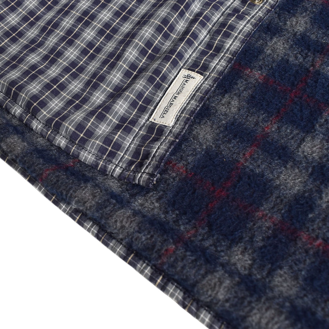 [Maison Margiela]CAMICIE A MANICHE LU/NAVY(S50DT0070-M35779)