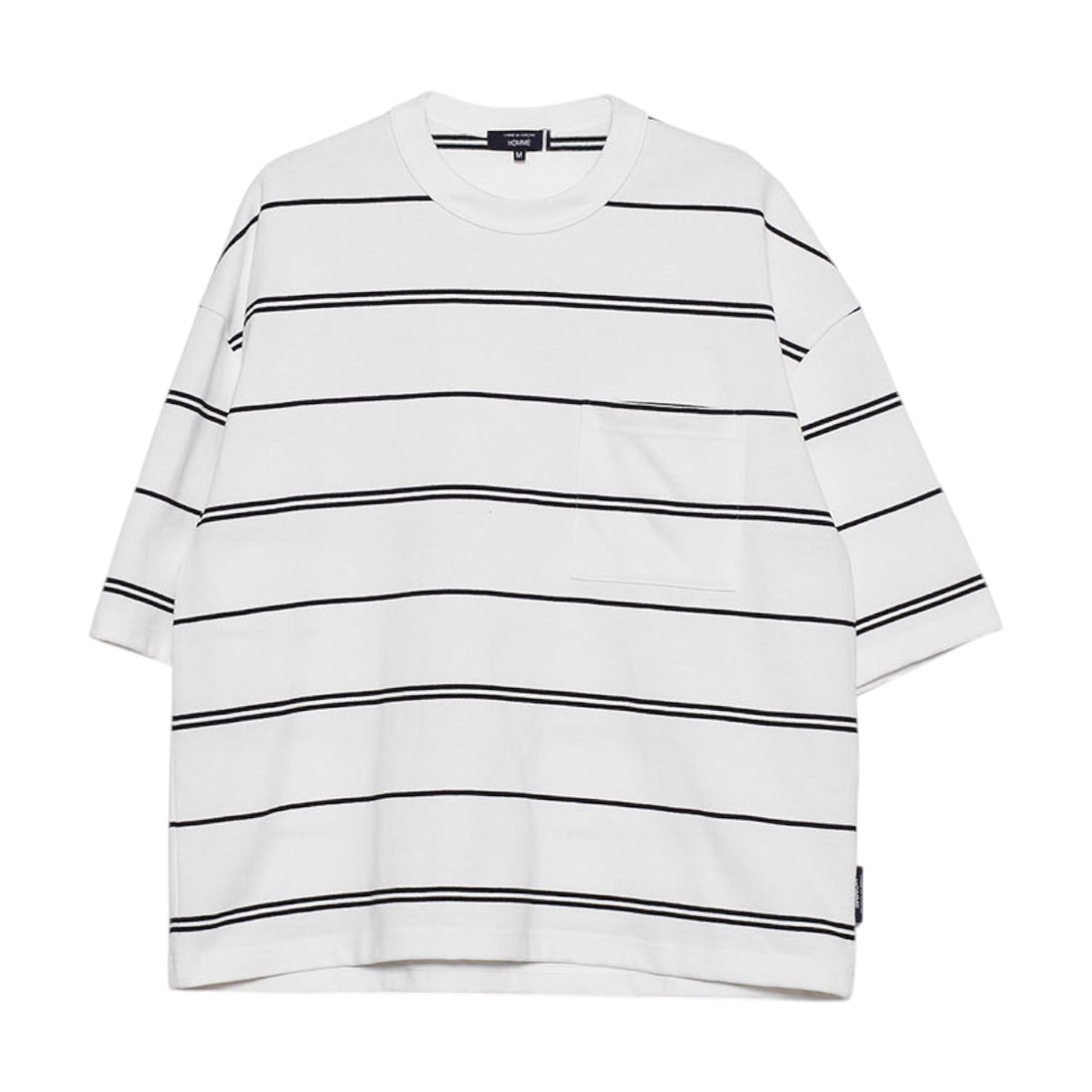 [COMME des GARCONS HOMME]TEE/WHITE(HQ-T021-051)