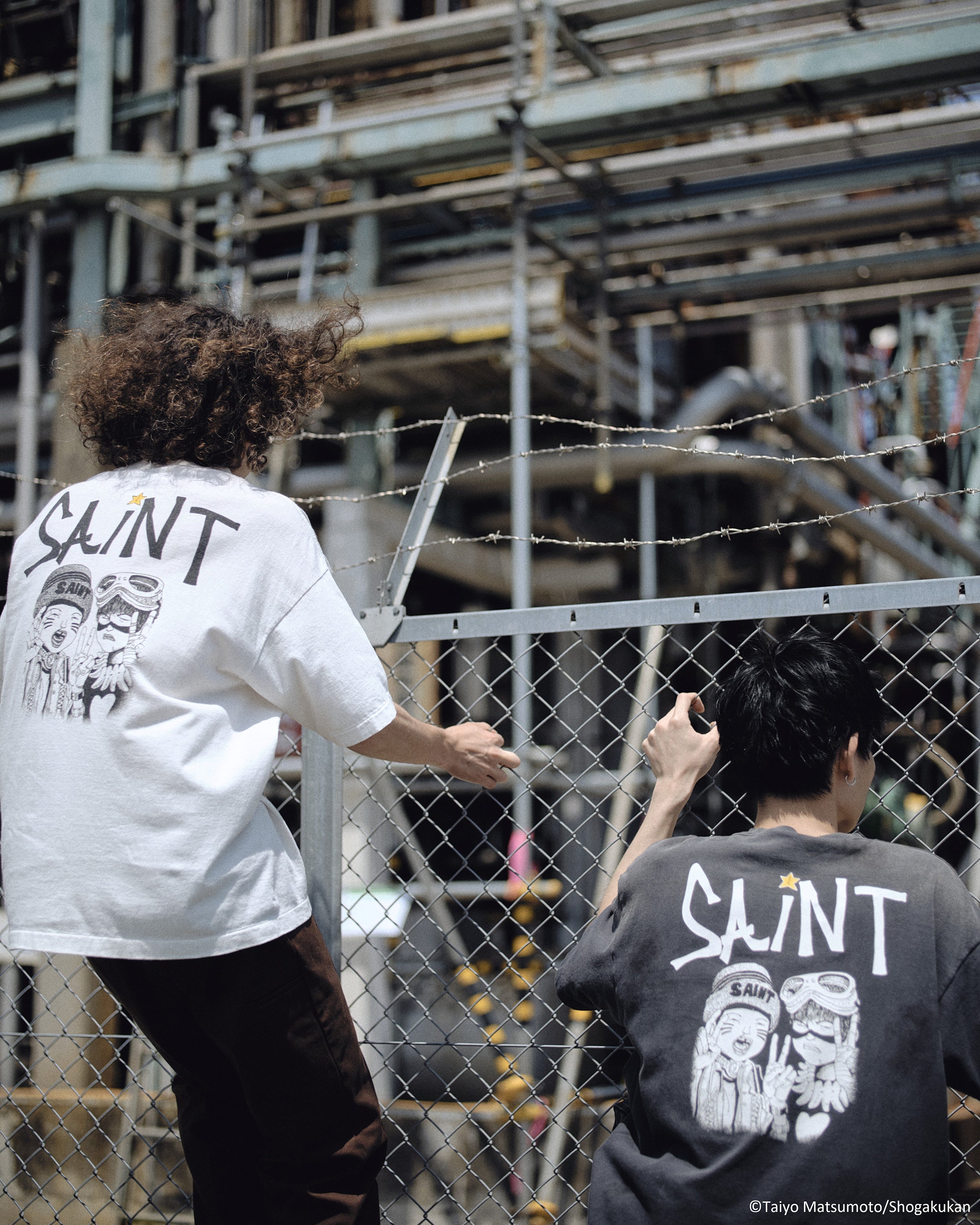 SAINT Mxxxxxx]鉄コン筋クリート_SS T-SHIRT/SHIRO(SM-MK1-0000-C82