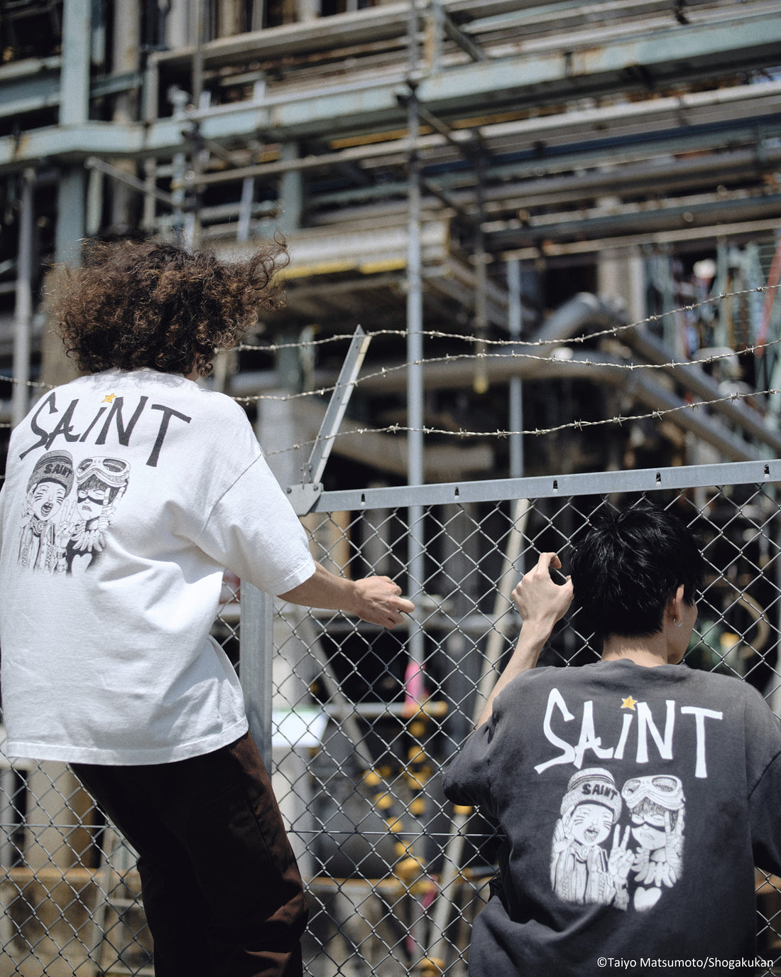 [SAINT Mxxxxxx]鉄コン筋クリート_SS T-SHIRT/SHIRO(SM-MK1-0000-C82)