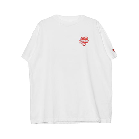 [EMOTIONALLY UNAVAILABLE]EU NEON HEART SS TEE/WHITE(EU-MK8-0000-059)