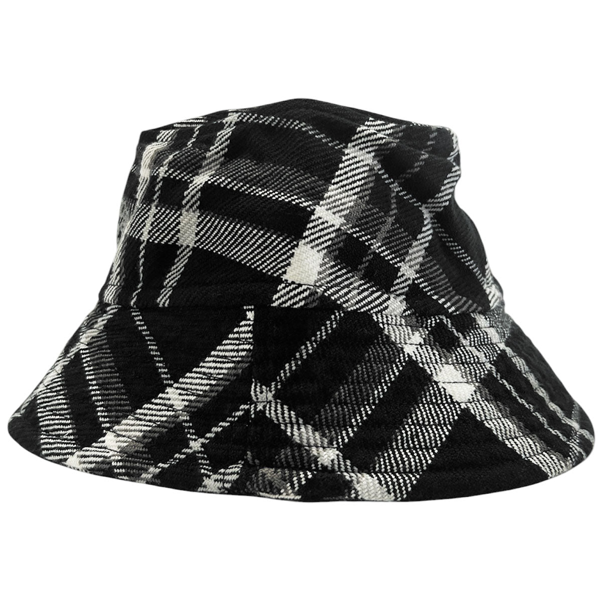 EMOTIONALLY UNAVAILABLE]EU FLANNEL BUCKET HAT/BLACK(EU-MK8-0000