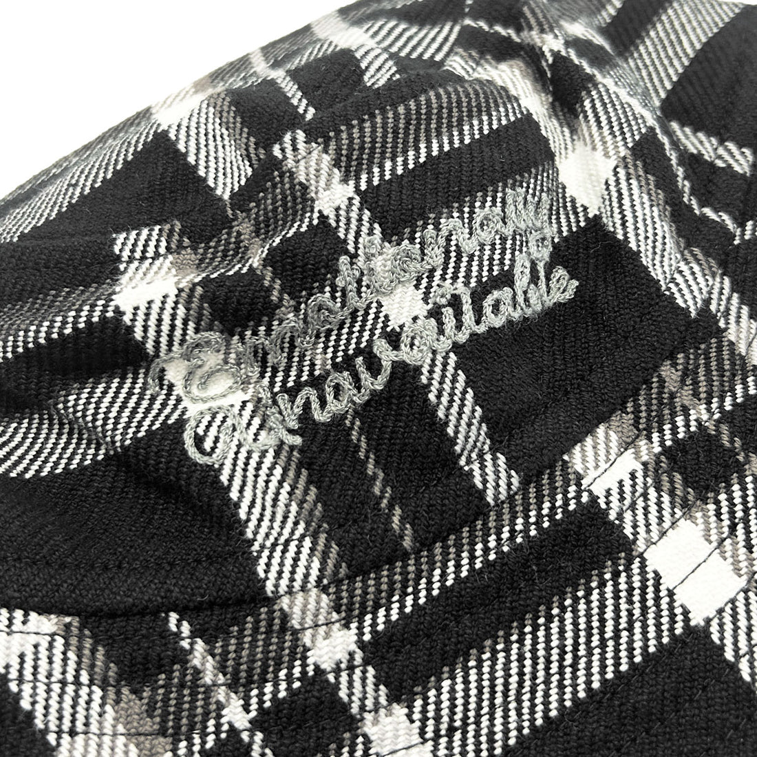 [EMOTIONALLY UNAVAILABLE]EU FLANNEL BUCKET HAT/BLACK(EU-MK8-0000-072)