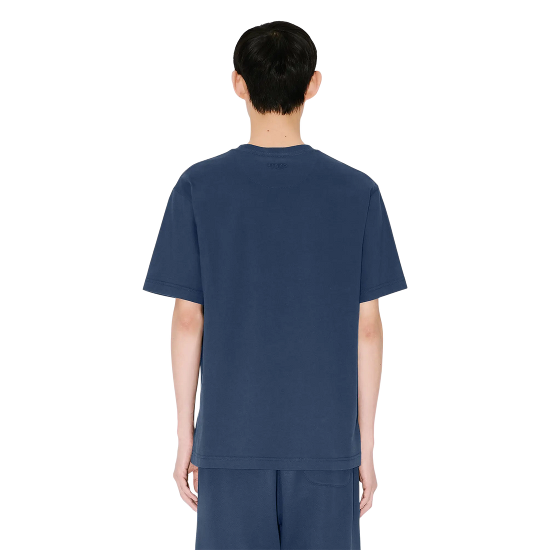 [KENZO] 'BOKE FLOWER' エンブロイダリーTシャツインコットン / Navy Blue (FE65TS4744SG)