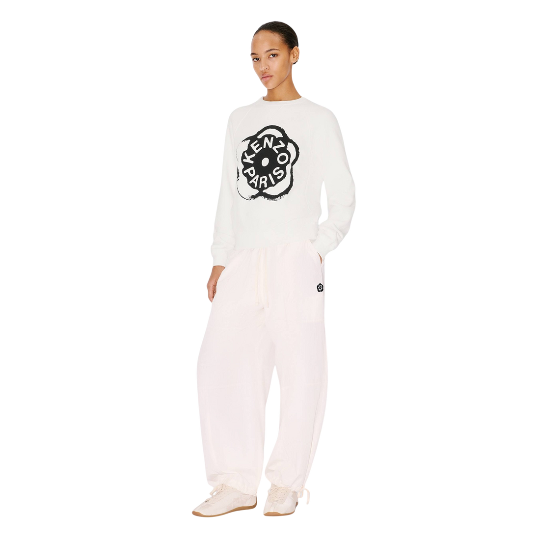 [KENZO] 'BOKE FLOWER 2.0' スウェットインコットン / Off White (FG55SW5094MJ)