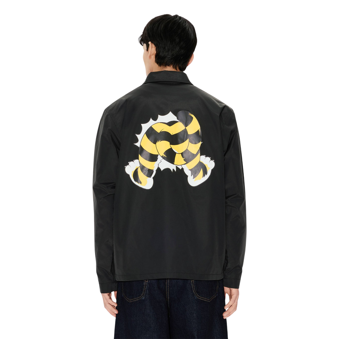 [KENZO] 'KENZO WILD TIGER' ライトコーチジャケット / Black (FG55BL0619NI)