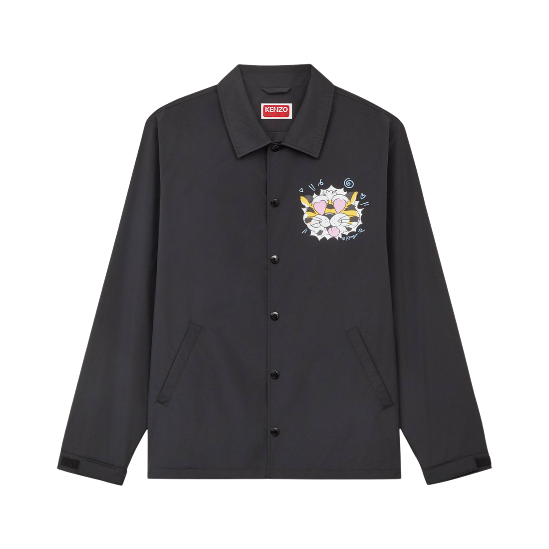 [KENZO] 'KENZO WILD TIGER' ライトコーチジャケット / Black (FG55BL0619NI)