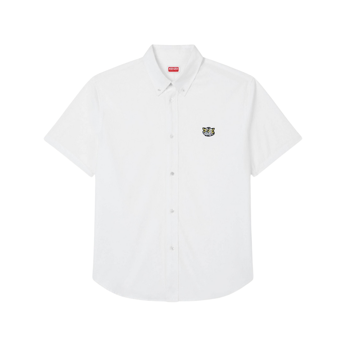 [KENZO] 'KENZO WILD TIGER' ショートスリーブシャツ / White (FG55CH1099LI)