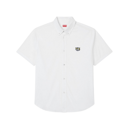 [KENZO] 'KENZO WILD TIGER' ショートスリーブシャツ / White (FG55CH1099LI)