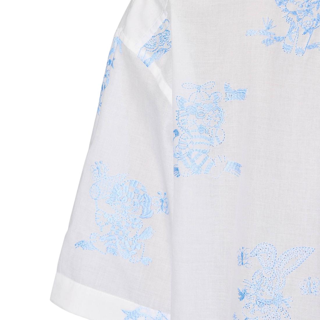 [KENZO] 'KENZO CARTOON' ハワイアンショートスリーブシャツ / White (FG55CH1359EG)