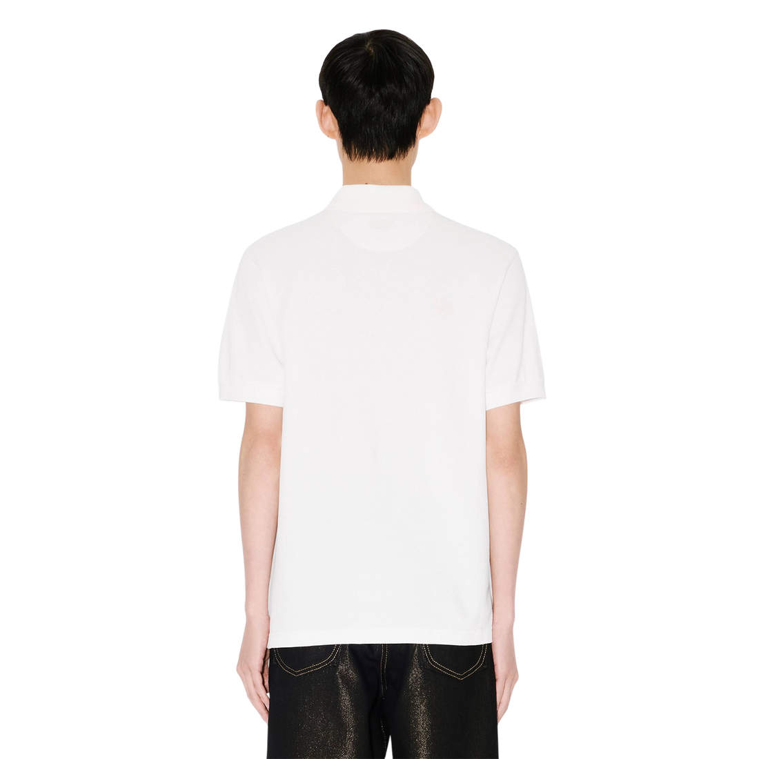 [KENZO] 'KENZO WILD TIGER' スリムポロインコットン / Off White (FG55PO1014PU)