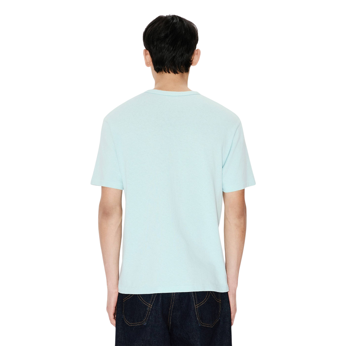 [KENZO] 'KENZO CARTOON' スリムTシャツインコットン / Aqua (FG55TS1014SK)