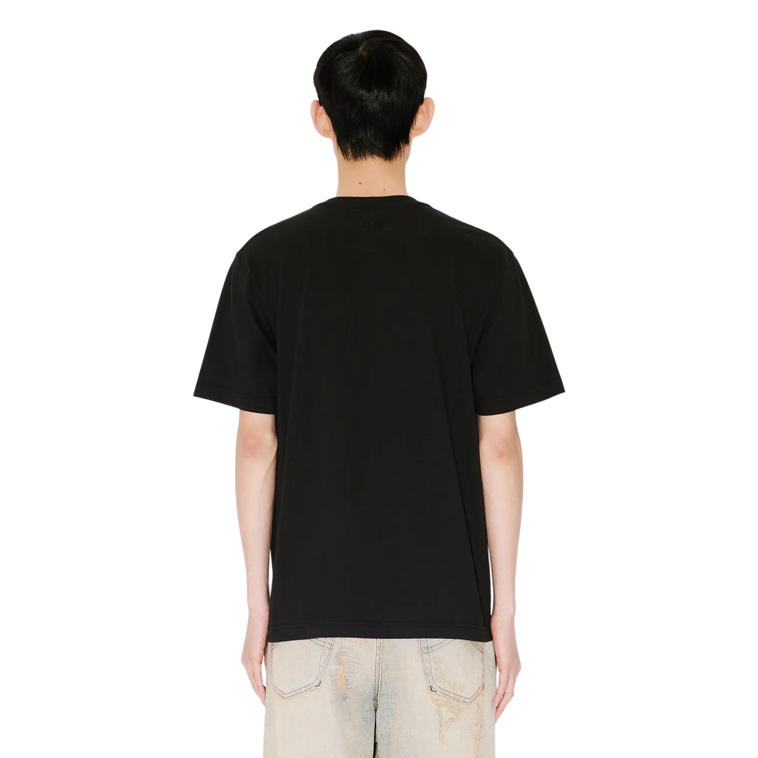 [KENZO] 'KENZO WILD TIGER' エンブロイダリーTシャツインコットン / Black (FG55TS2054SG)