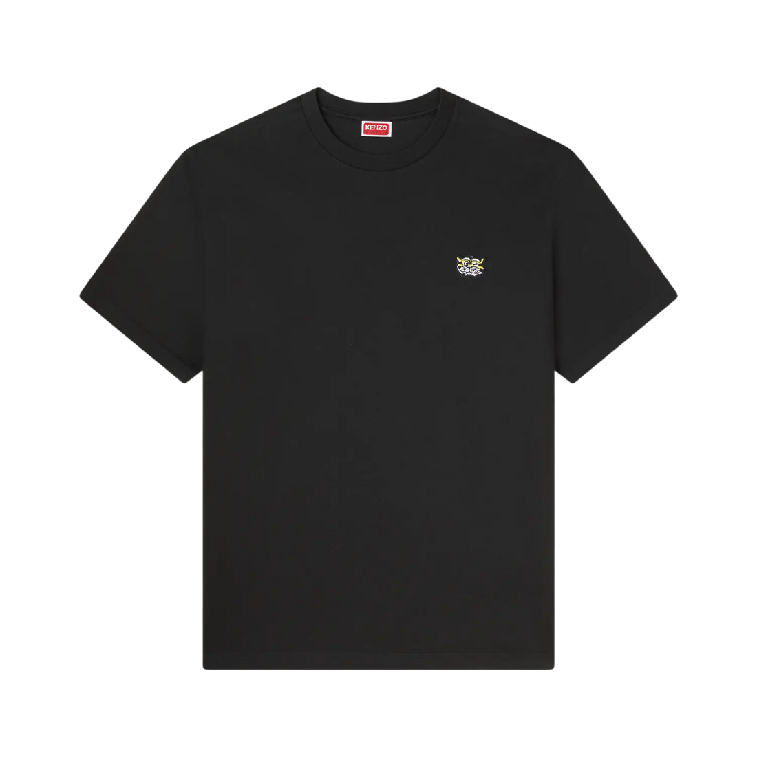 [KENZO] 'KENZO WILD TIGER' エンブロイダリーTシャツインコットン / Black (FG55TS2054SG)