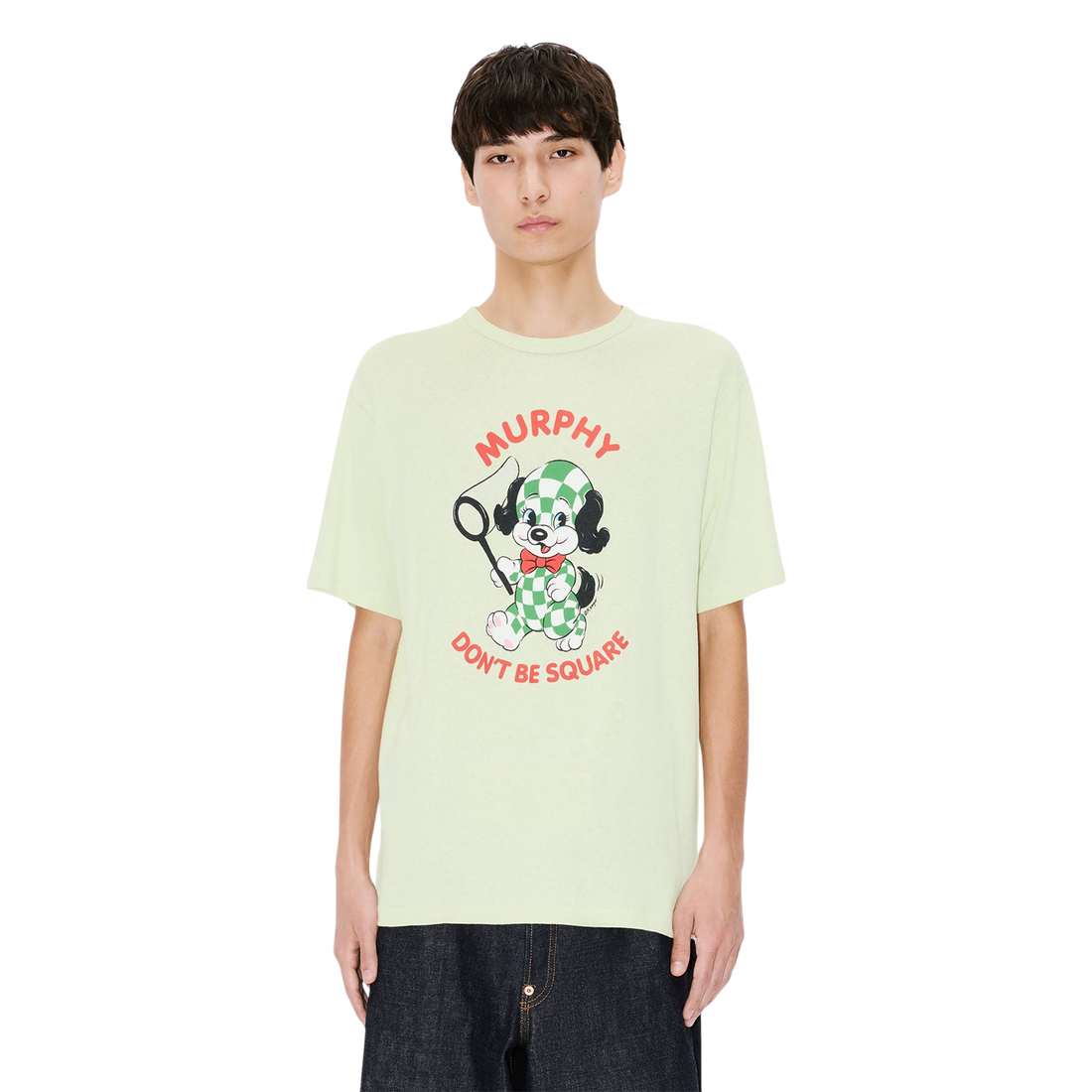 [KENZO] 'KENZO CARTOON' Tシャツインコットン / Almond Green (FG55TS2094SK)