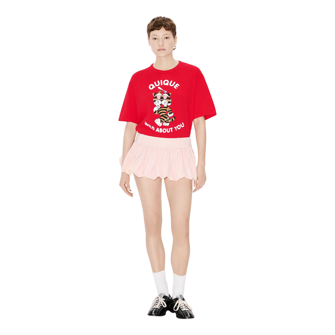 [KENZO] 'KENZO CARTOON' Tシャツインコットン / Cherry (FG55TS2124SK)