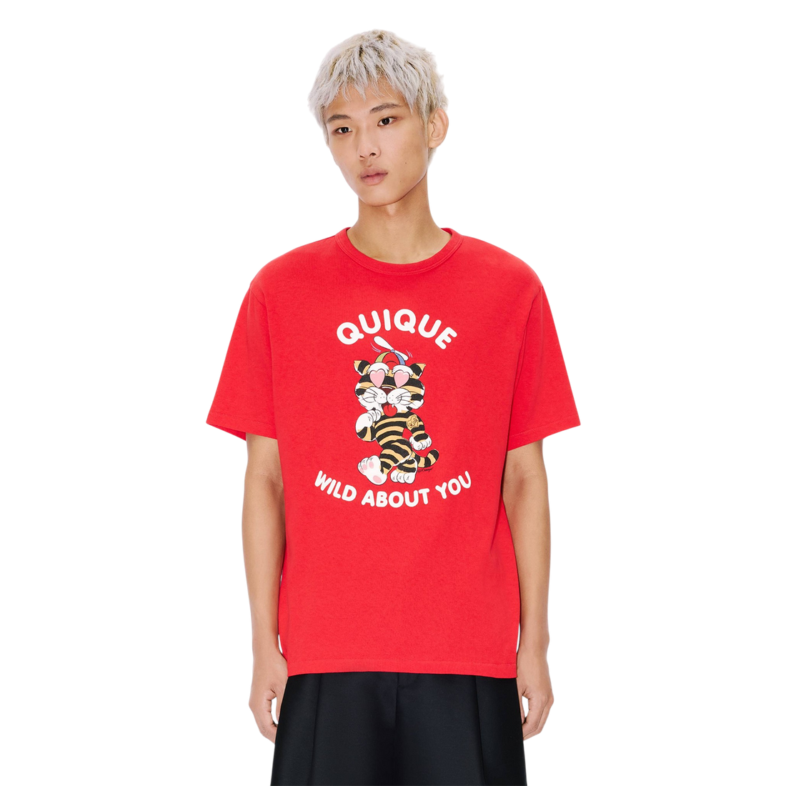 [KENZO] 'KENZO CARTOON' Tシャツインコットン / Cherry (FG55TS2124SK)