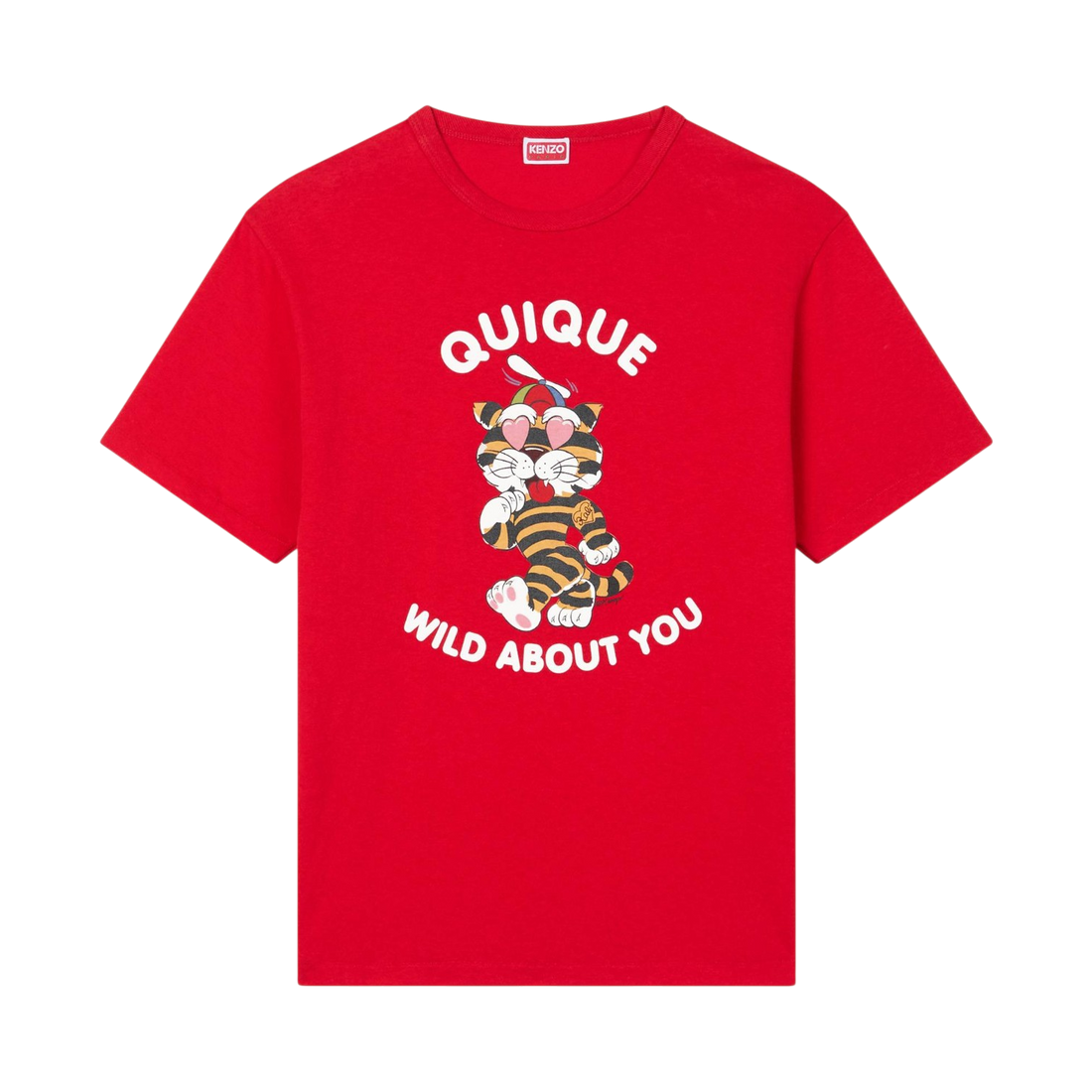 [KENZO] 'KENZO CARTOON' Tシャツインコットン / Cherry (FG55TS2124SK)