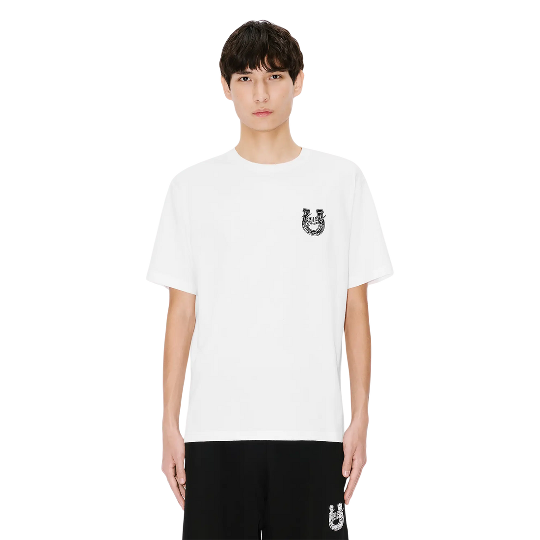 [KENZO] 'LUNAR NEW YEAR' エンブロイダリーTシャツインコットン / Off White (FG55TS2204SG)