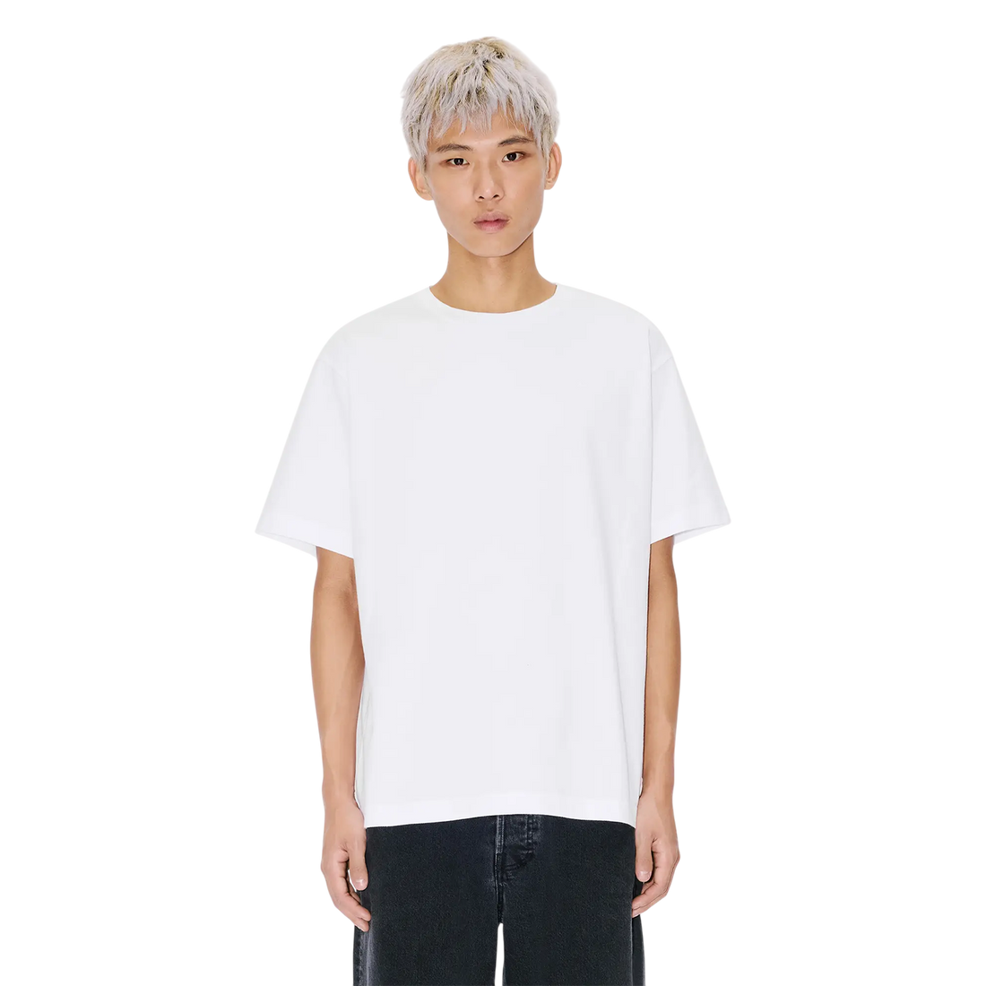 [KENZO] 'BOKE FLOWER 2.0' エンブロイダリーオーバーサイズTシャツインコットン / White (FG55TS4024SG)