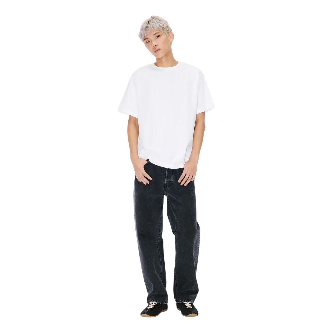 [KENZO] 'BOKE FLOWER 2.0' エンブロイダリーオーバーサイズTシャツインコットン / White (FG55TS4024SG)
