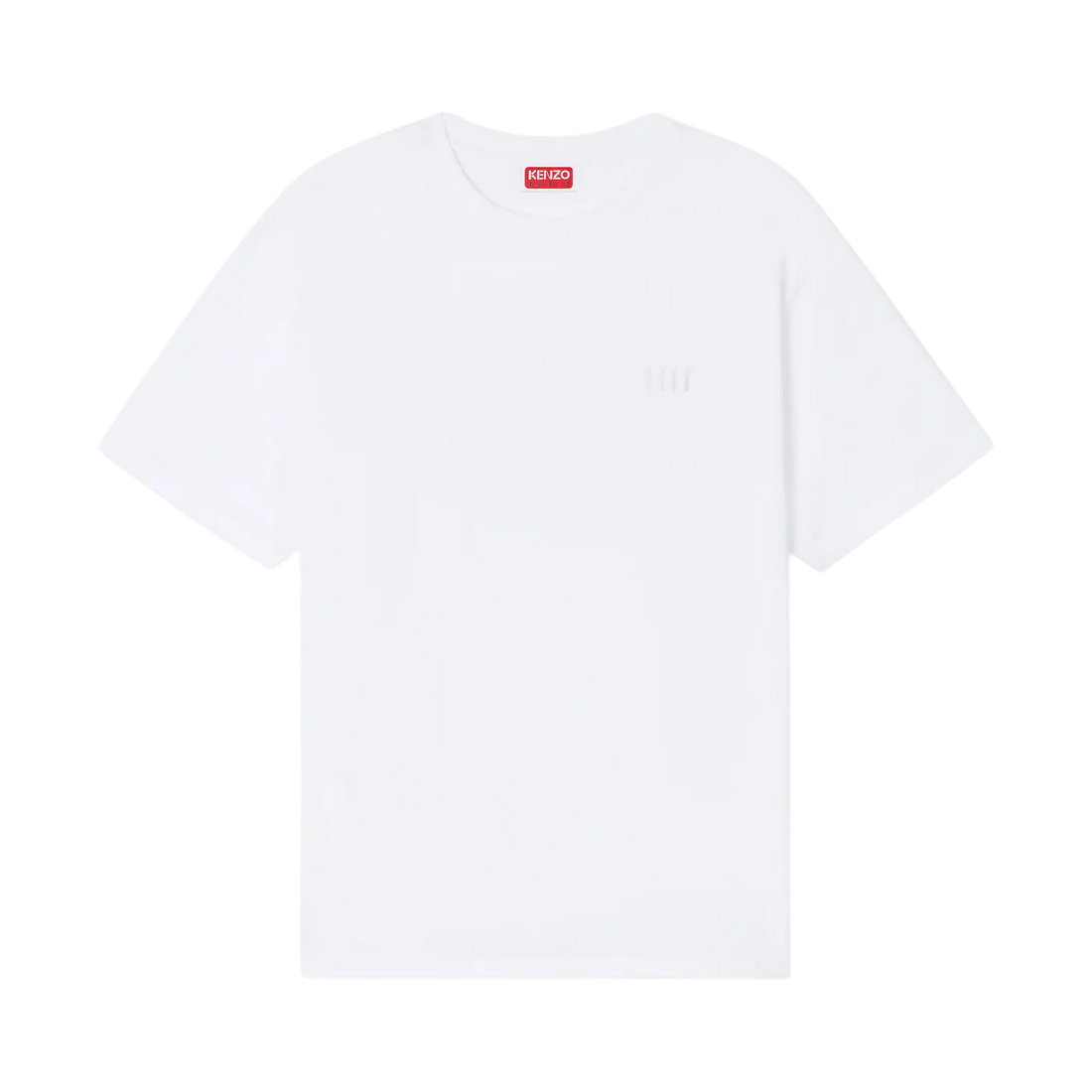 [KENZO] 'BOKE FLOWER 2.0' エンブロイダリーオーバーサイズTシャツインコットン / White (FG55TS4024SG)