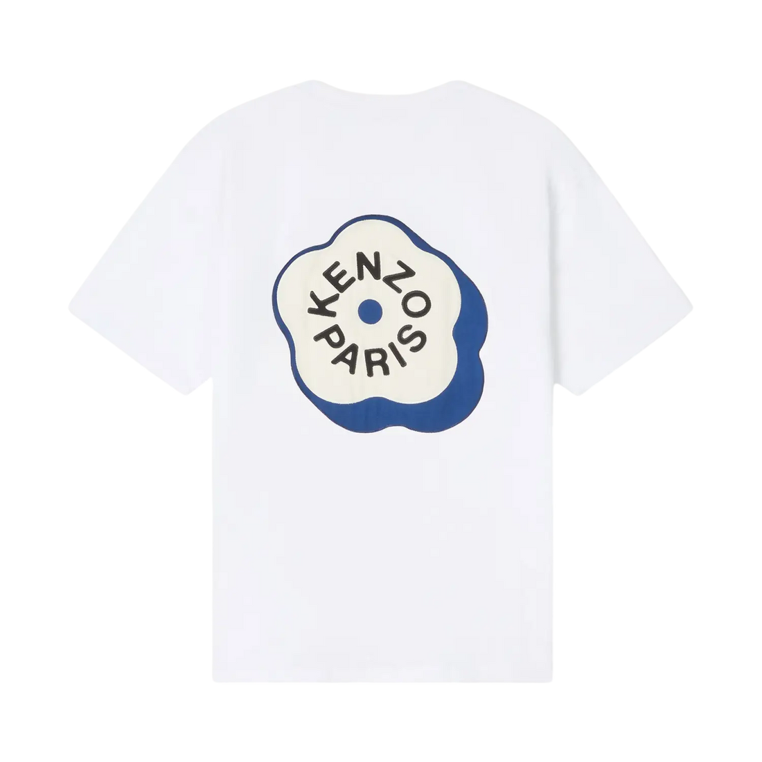 [KENZO] 'BOKE FLOWER 2.0' エンブロイダリーオーバーサイズTシャツインコットン / White (FG55TS4024SG)