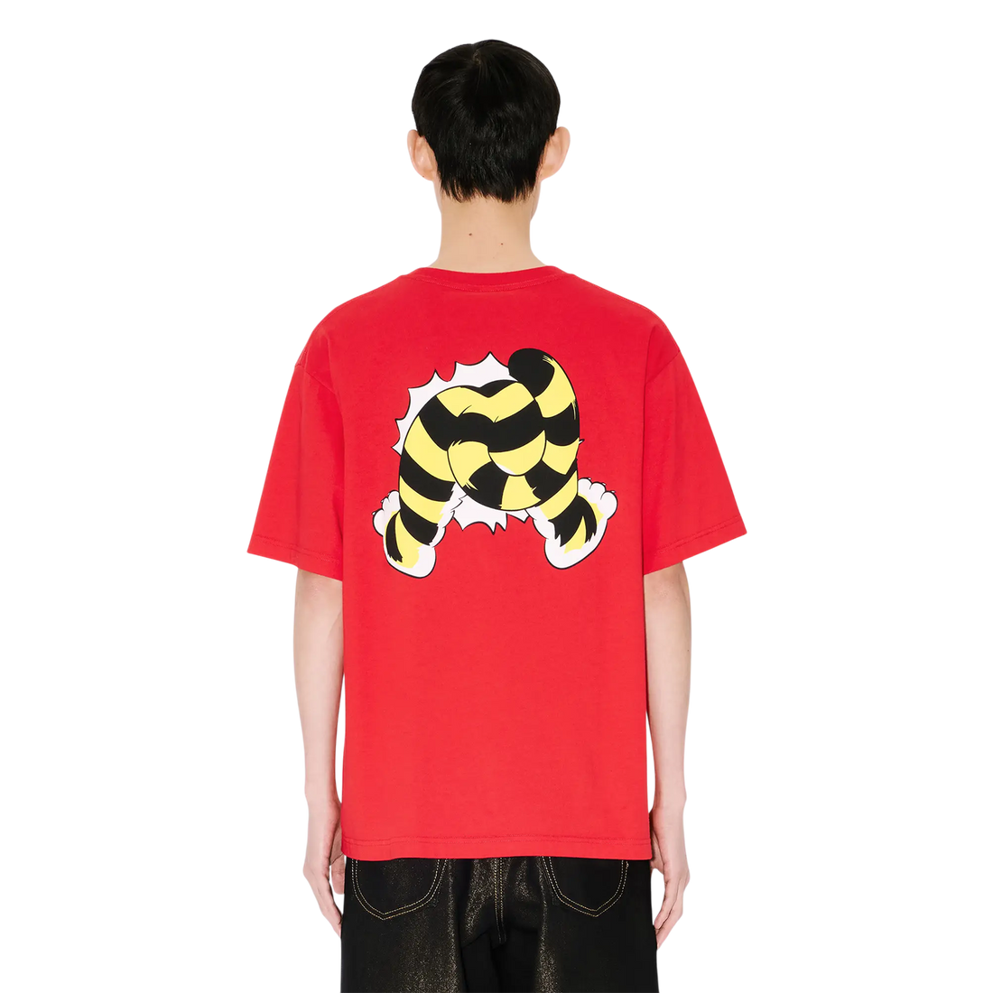 [KENZO] 'KENZO WILD TIGER' オーバーサイズTシャツインコットン / Cherry (FG55TS4034SG)