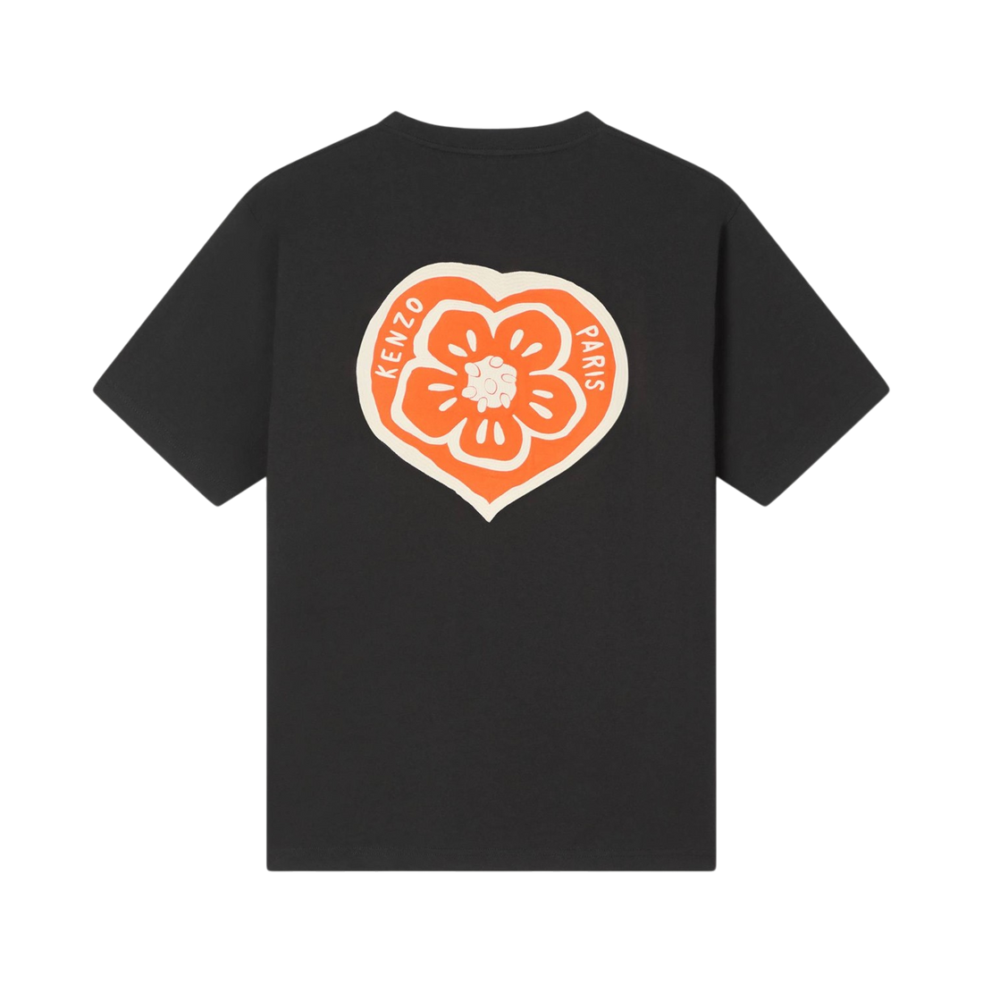 [KENZO] 'KENZO BOKE HEART' オーバーサイズTシャツインコットン / Black (FG55TS4054SY)