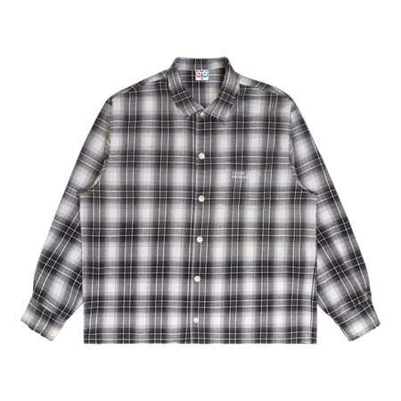 [VANDY THE PINK]Flower Flannel Shirts/GRAY(VD2039)