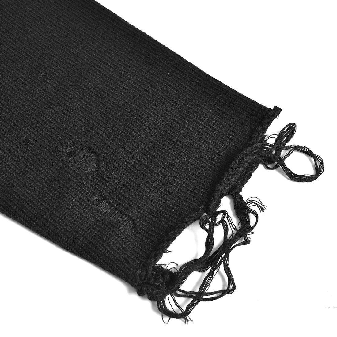 KAMIYA]Destroyed Knit LST/BLACK(G11LT045) – R&Co