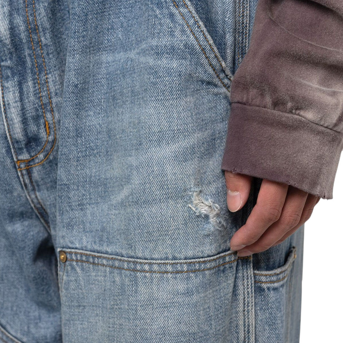 KAMIYA]Denim Painter Pants/INDIGO(G13PT080) – R&Co.