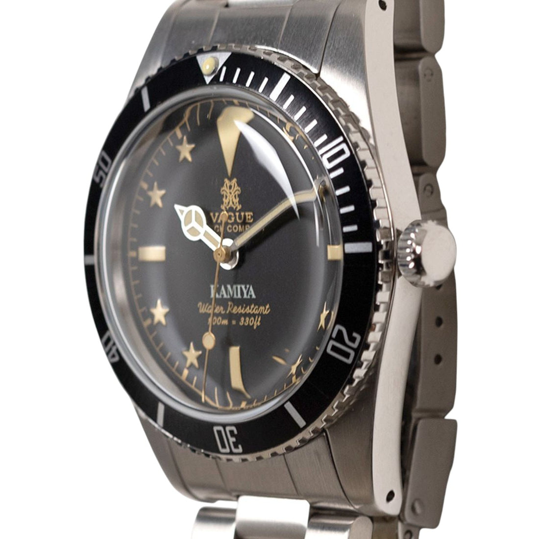 [KAMIYA]"VAGUE WATCH CO. X KAMIYA" Diver's Watch/SILVER(G14VA101)