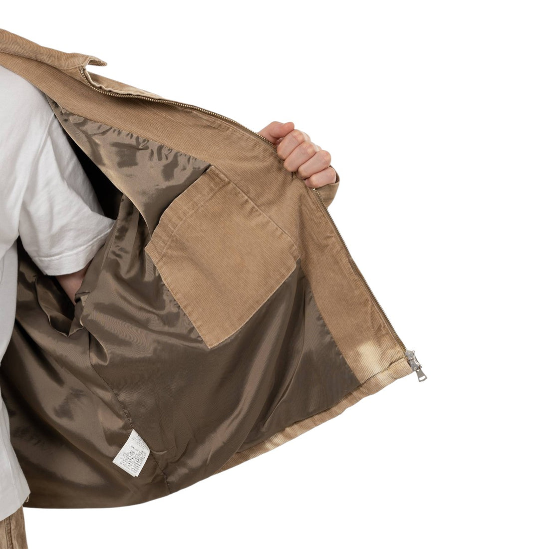 [KAMIYA]Sun Faded Like Corduroy Work Jacket/BEIGE(G15BL033)