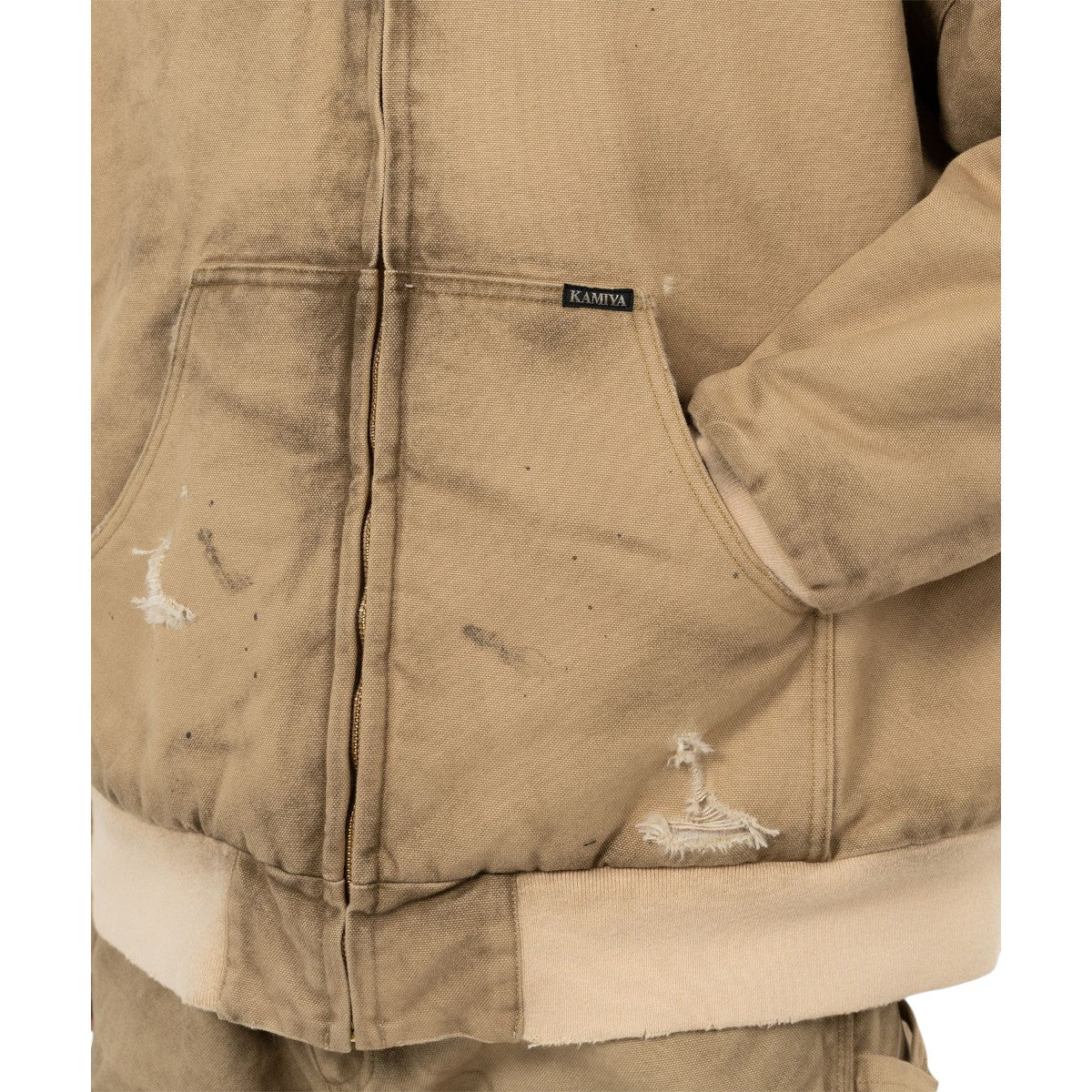 KAMIYA]BORO Boa Lining Duck Zip-up Parka (G15BL101) – R&Co.