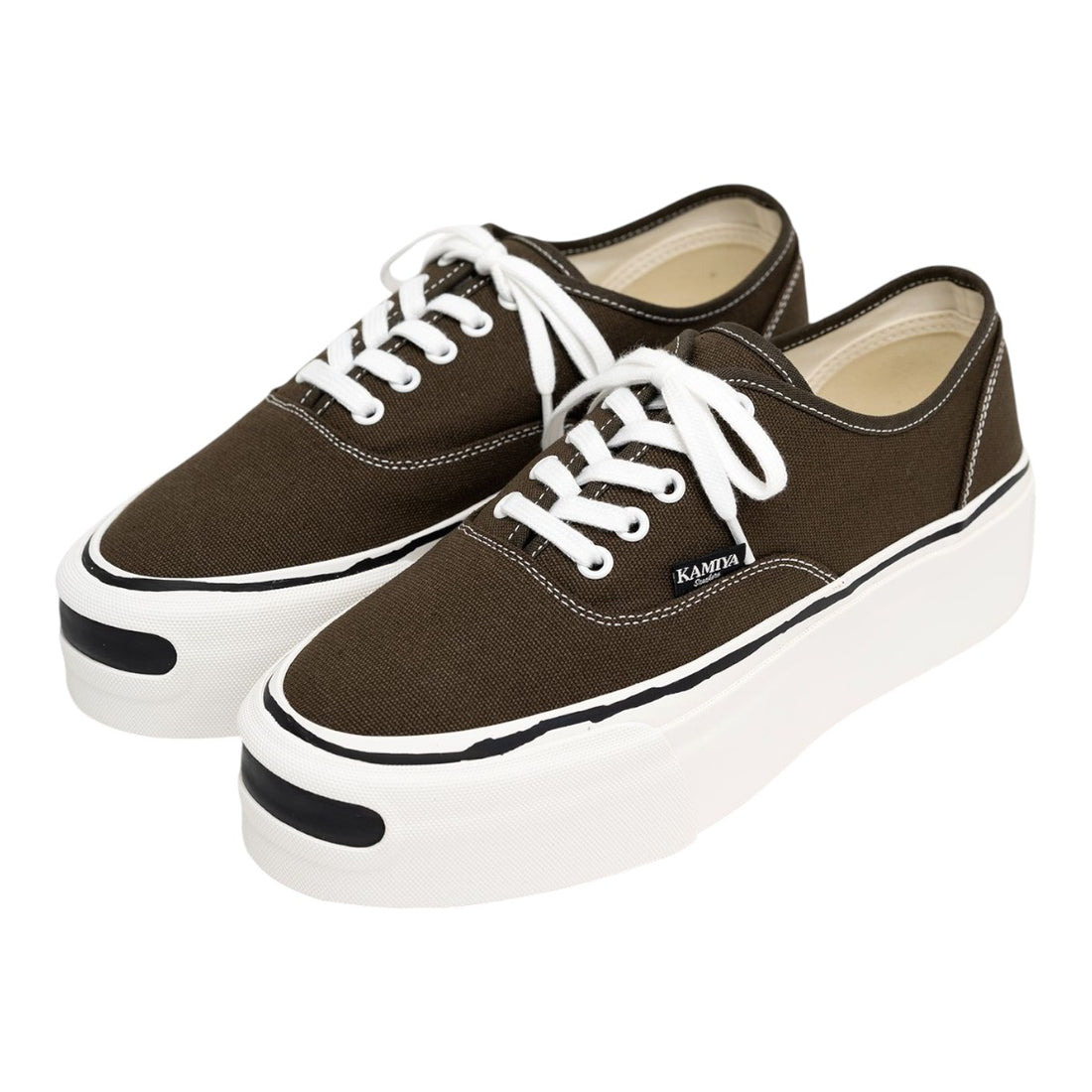 [KAMIYA]"Herc" Platform Sneaker/KHAKI(G15FW701)